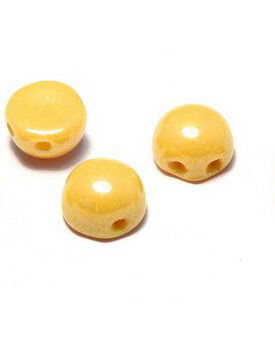 Cabochon, 2 siruri, 6 mm, Lemon Shimmer - 83120-14400