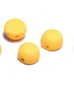 Cabochon, 2 siruri, 6 mm, Lemon Matted - 83120-84110