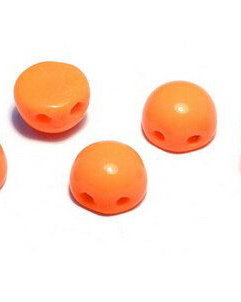Cabochon, 2 siruri, 6 mm, Opaque Hyacinth - 93120