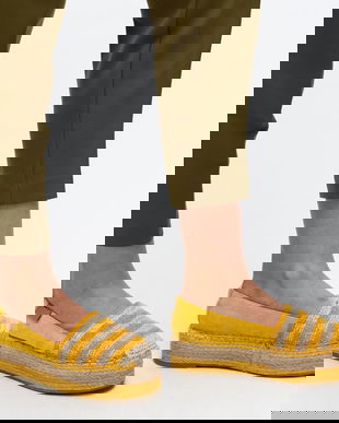 Espadrile Casual Dougla Galbeni