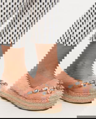 Espadrile Venelin Roz