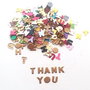 THANK YOU  - Litere predecupate