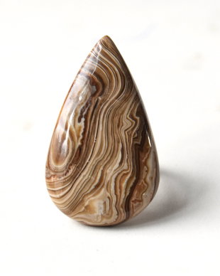Inel din argint 925 si  cabochon de lemn fosilizat