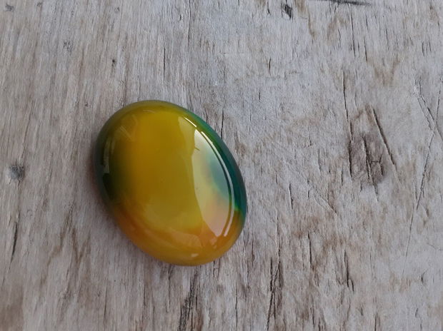 Cabochon agata, 39-40x29-20 mm