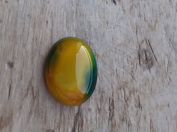 Cabochon agata, 39-40x29-20 mm