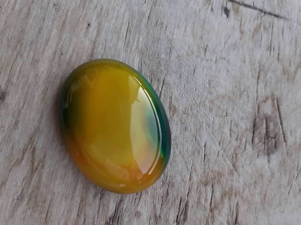 Cabochon agata, 39-40x29-20 mm