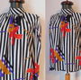 BLUZA RETRO VOAL FLORAL