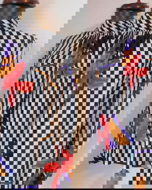 BLUZA RETRO VOAL FLORAL