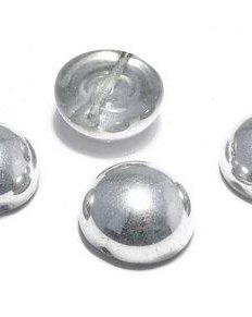 Dome, 14x8 mm, Crystal Labrador - 00030-27001