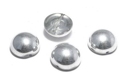 Dome, 14x8 mm, Crystal Labrador - 00030-27001