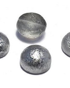 Dome, 14x8 mm, Crystal Etched Chrome - 00030-27481