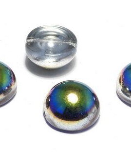 Dome, 14x8 mm, Crystal Vitrail - 00030-28101