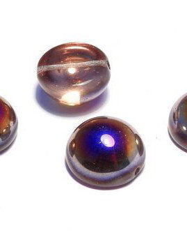 Dome, 14x8 mm, Crystal Sliperit - 00030-29500