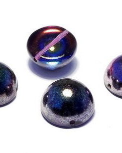 Dome, 14x8 mm, Crystal Magic Purple - 00030-95500