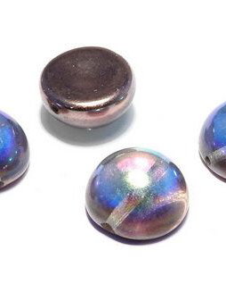Dome, 14x8 mm, Crystal Copper Rainbow - 00030-98533