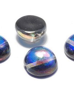 Dome, 14x8 mm, Crystal Graphite Rainbow - 00030-98537