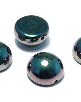 Dome, 14x8 mm, Jet Celsian Full - 23980-22500