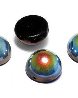Dome, 14x8 mm, Jet Marea - 23980-28001