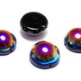 Dome, 14x8 mm, Jet Sliperit - 23980-29500