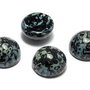 Dome, 14x8 mm, Jet Picasso - 23980-43400