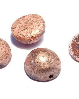 Dome, 12x7 mm, Crystal Etched Capri Gold Full - 00030-27180