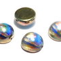 Dome, 12x7 mm, Crystal Golden Rainbow - 00030-98536