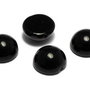 Dome, 12x7 mm, Jet - 23980
