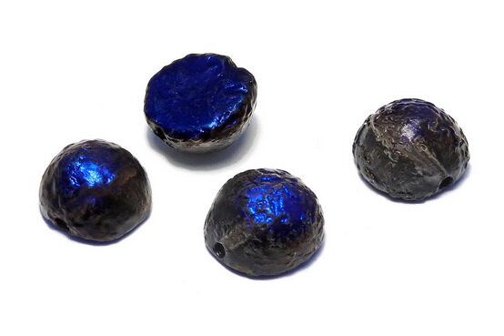 Dome, 12x7 mm, Crystal Etched Azuro Full - 00030-22283