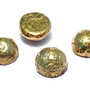 Dome, 12x7 mm, Crystal Etched Amber Full - 00030-26480