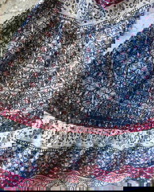 Fusta cu volanase bumbac