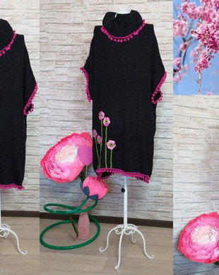 Rochie tricotată maxi