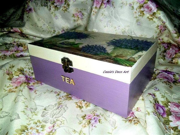 Cutie Compartimentată Ceai~Lavandă