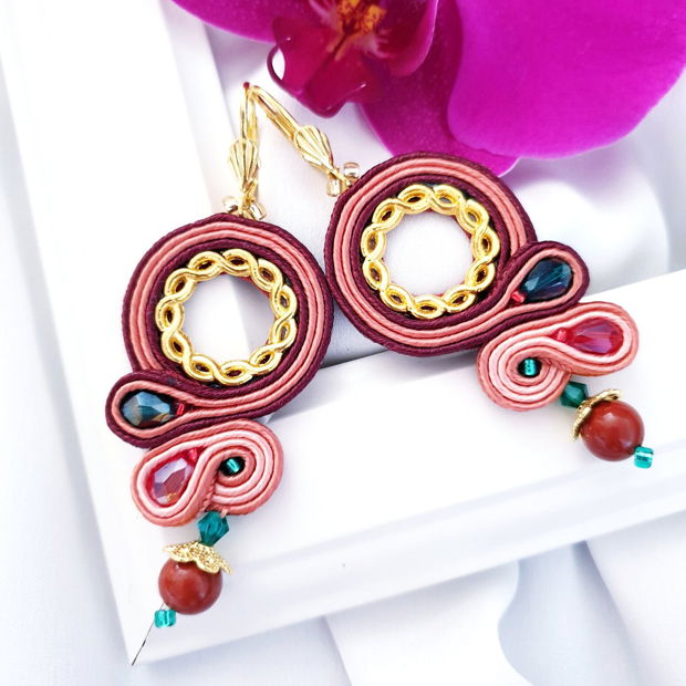 Cercei soutache statement