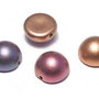 Dome, 10x6 mm, Purple Iris Gold - 01640