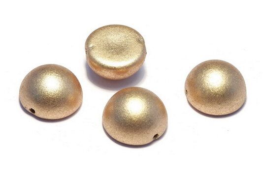 Dome, 10x6 mm, Aztec Gold - 01710