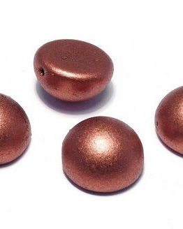 Dome, 10x6 mm, Copper - 01750