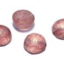 Dome, 10x6 mm, Crystal Etched Teracota Red - 00030-15495E