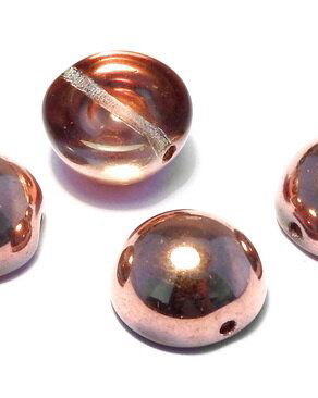 Dome, 10x6 mm, Crystal Capri Gold - 00030-27101