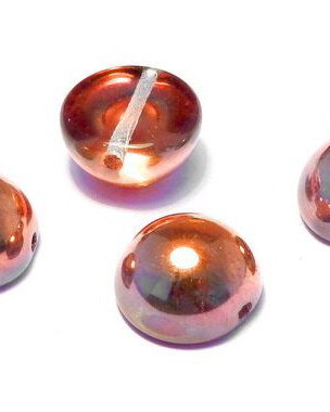 Dome, 10x6 mm, Crystal Sunset - 00030-27137