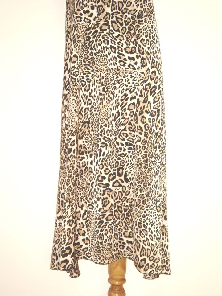 Rochie maxi, noua, animal print, leopard