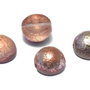 Dome, 10x6 mm, Crystal Etched Capri Rose - 00030-27141E
