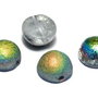 Dome, 10x6 mm, Crystal Etched Vitrail - 00030-28181