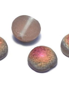 Dome, 10x6 mm, Crystal Etched Sliperit - 00030-29580