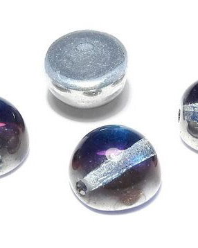 Dome, 10x6 mm, Crystal Bermuda Blue - 00030-29636