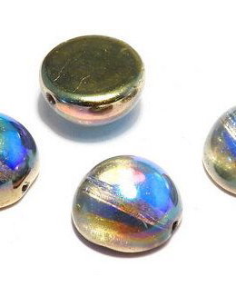 Dome, 10x6 mm, Crystal Golden Rainbow - 00030-98536