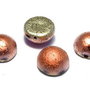 Dome, 10x6 mm, Crystal Etched California Gold Rush - 00030-98582