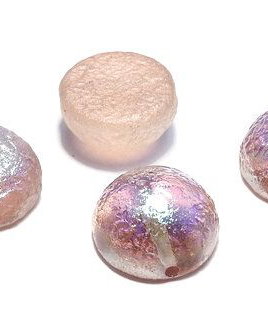 Dome, 10x6 mm, Crystal Etched Brown Rainbow - 00030-98582R