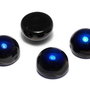 Dome, 10x6 mm, Jet Azuro - 23980-22201