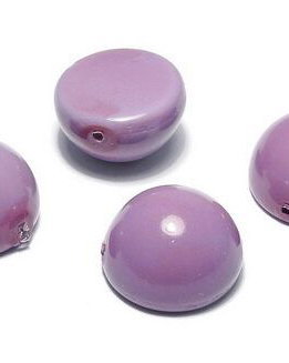 Dome, 10x6 mm, Lilac - 48224