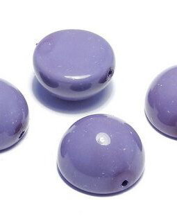Dome, 10x6 mm, Hollyhock Purple - 48227